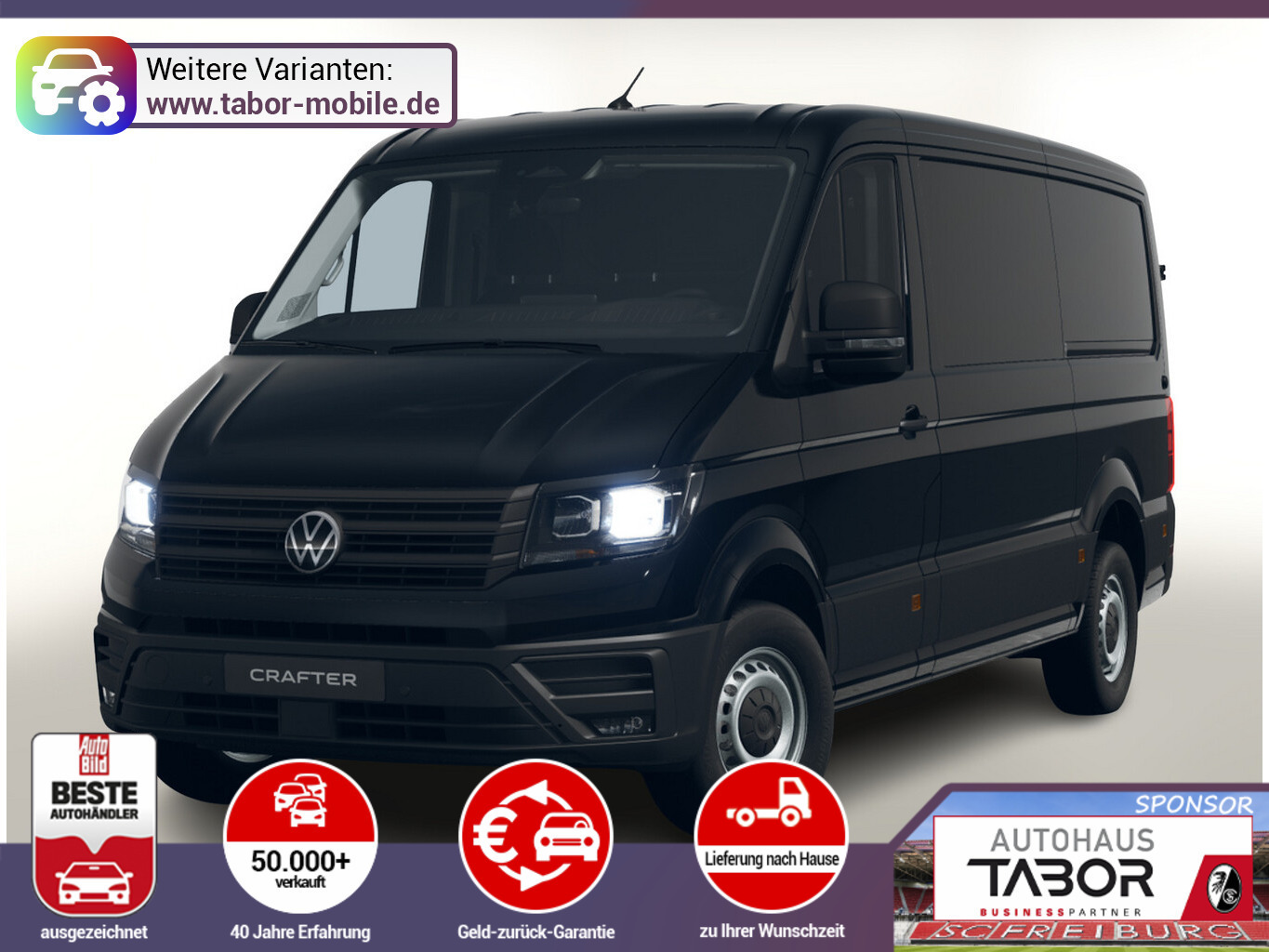 Volkswagen Crafter 35 AT8 L3H2 3S AHK Kam Temp 2xPDC AppCon