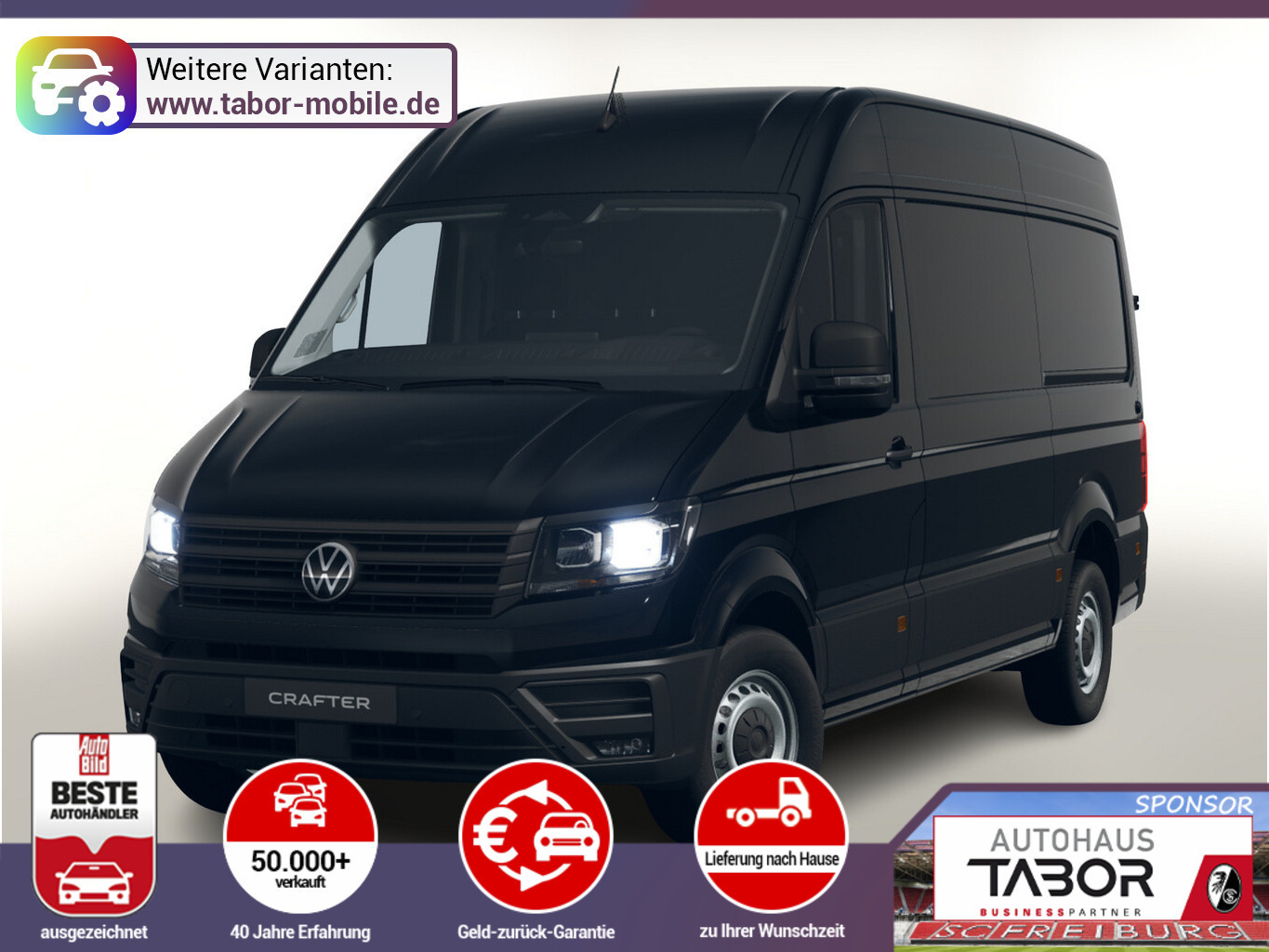 Volkswagen Crafter 35 AT8 L3H3 3S AHK Kam Temp AppCo 2xPDC