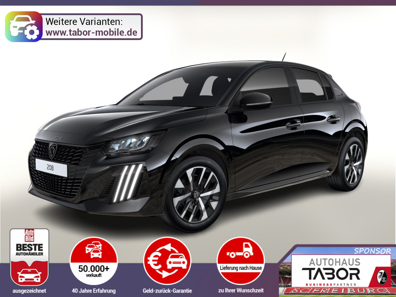Peugeot 208 Style LED ASB 10"-DAB SHZ MirrorL Tempomat