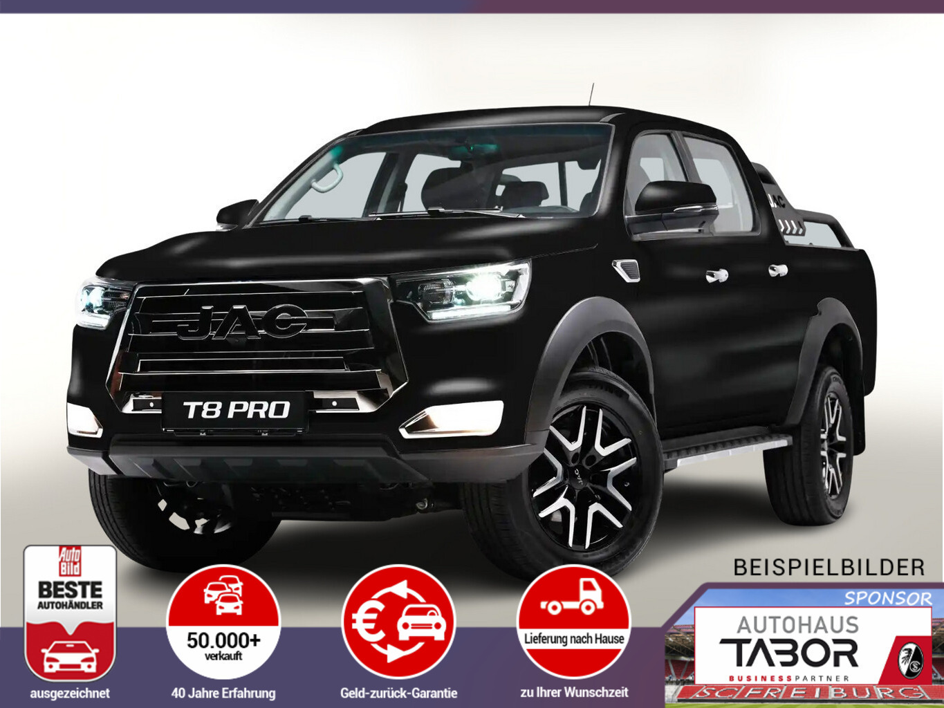 JAC 8 Pro T8 Pro 4x4 SchiebeD Ledersitze 360° 2xPDC 18"
