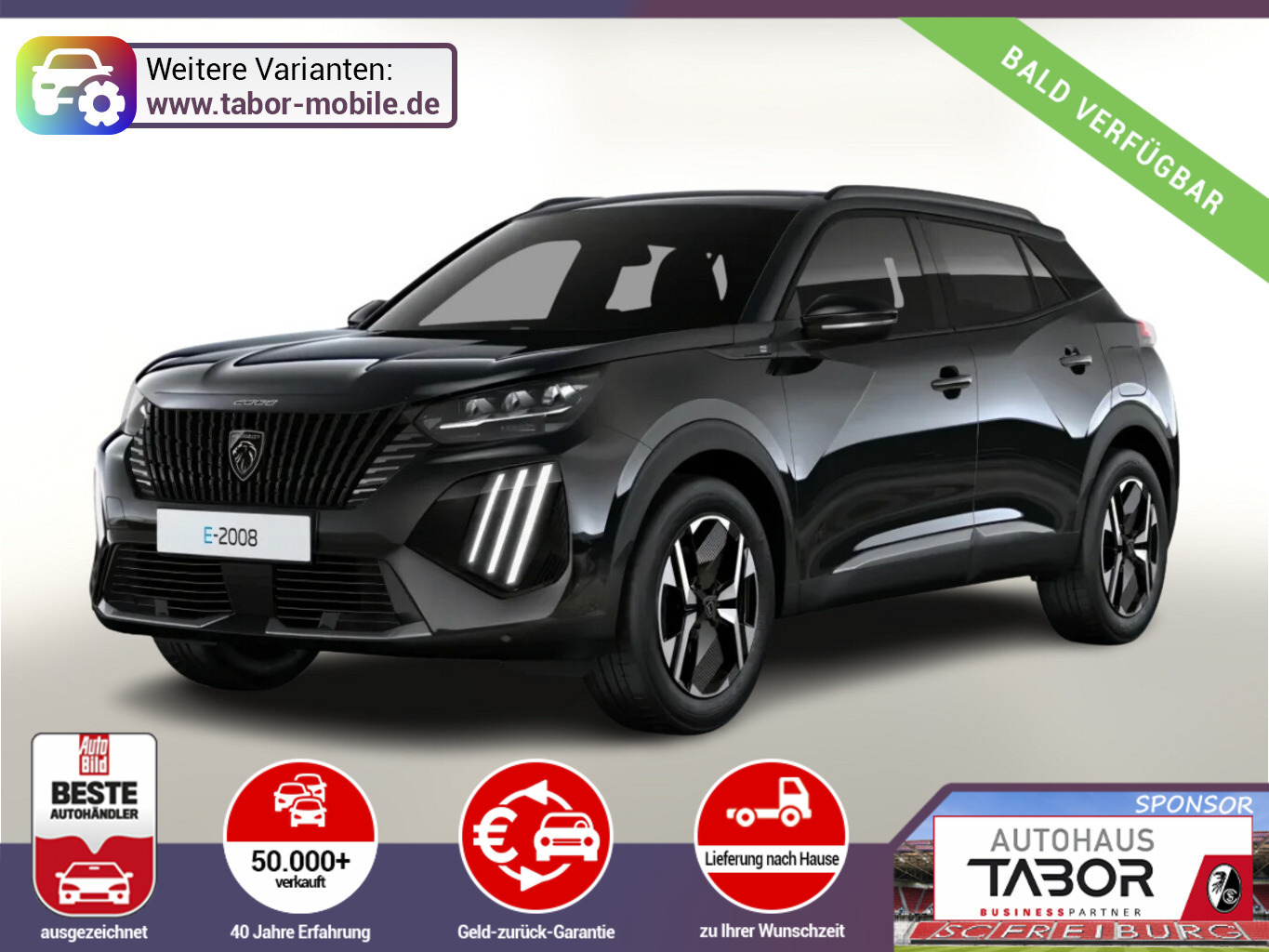 Peugeot 2008 54kWh GT Alcantara 11kW-OB ACC 360° Keyl