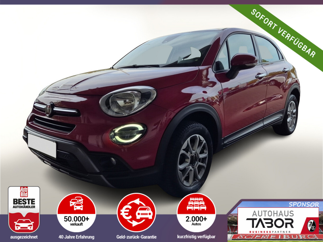 Fiat 500X 1.3 GSE 150 DCT City Cross Kam PDC SHZ Temp