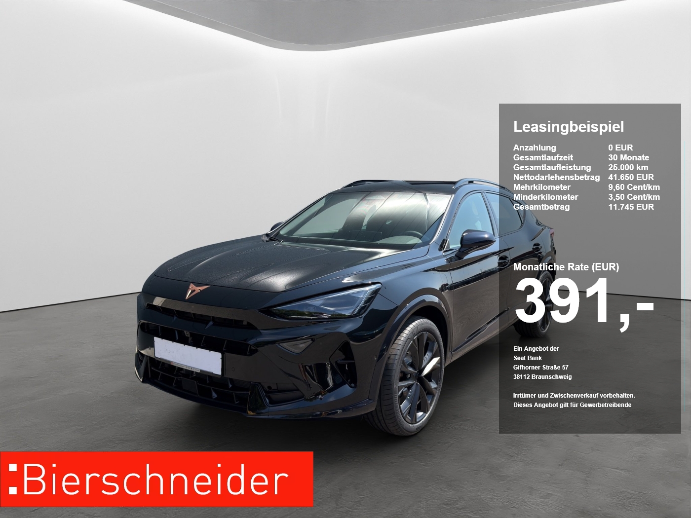 Cupra Formentor 2.0 TSI DSG VZ Black Edition LED+NAVI+SENNHEISER+AHK