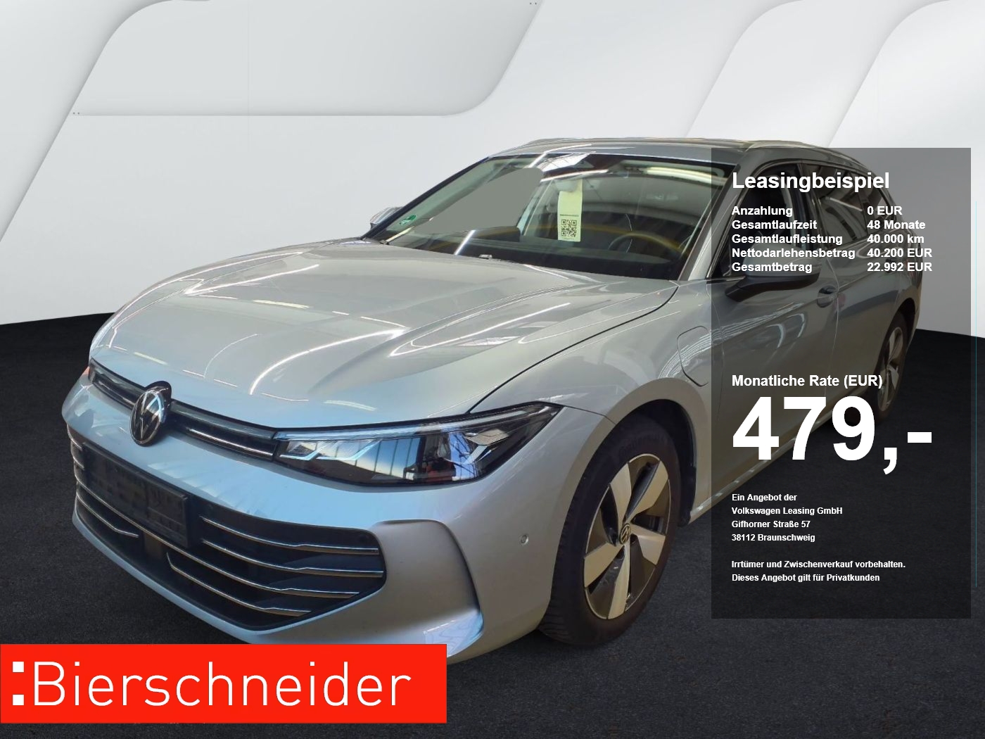 Volkswagen Passat Variant 1.5 eHybrid DSG Business LED NAVI AHK ACC SIDEASS PARKASS SHZ KEYLESS Business